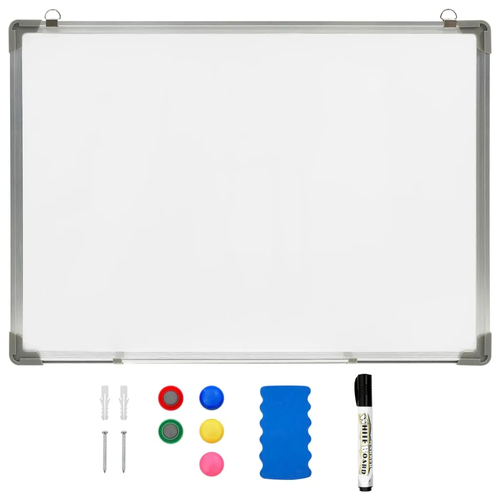 Leicht zu montieren Weiß Magnetisches Whiteboard Weiß 70 x 50 cm Stahl LIFE 2023 7027303